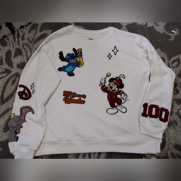 Disney 100 crewneck sweatshirt - Picture 1 of 3
